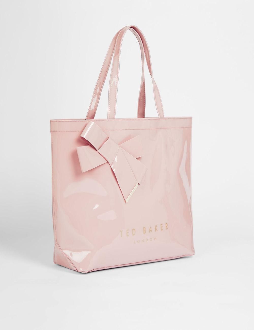Sacs Fourre Tout Ted Baker NICON - Knot Bow Vinyl Icon Femme Rose | Paris  39827-RQZL