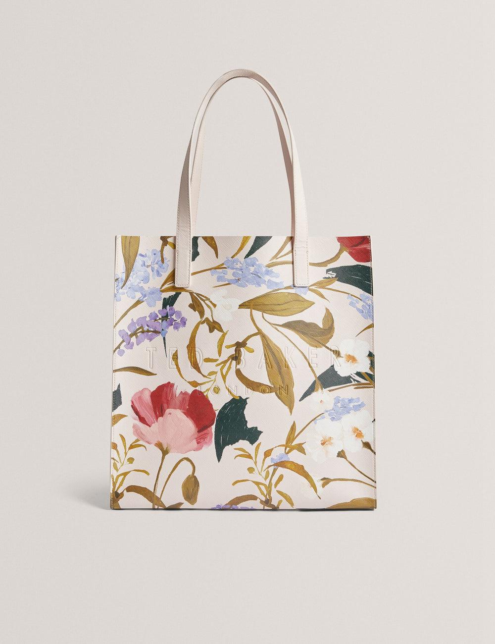 Sacs Fourre Tout Ted Baker PALAMAA - Floral Print PU Leather Large Femme Rose | Paris  57089-AVFG