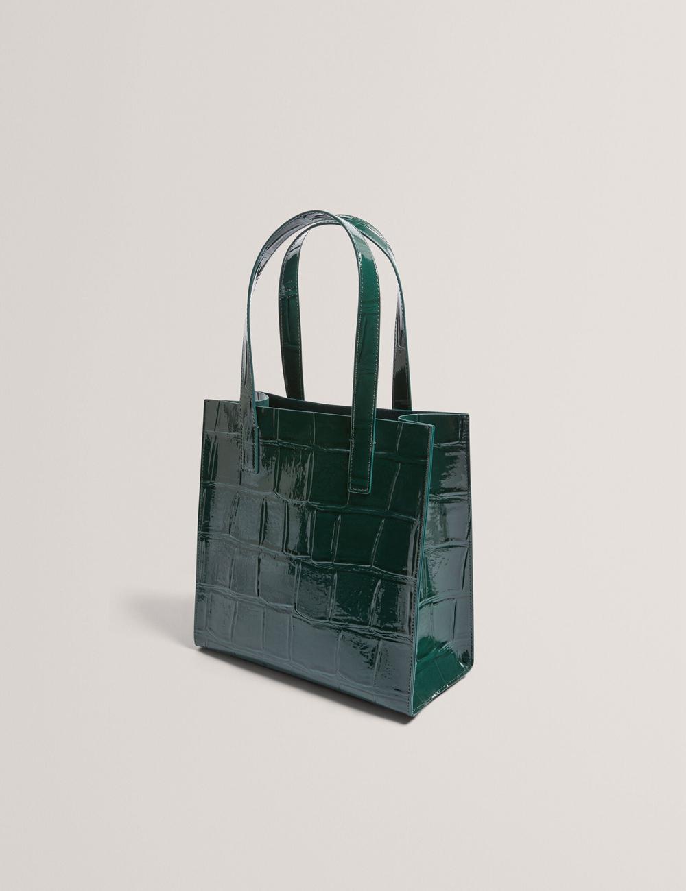 Sacs Fourre Tout Ted Baker REPTCON - Croc Effect Small Femme Vert | Paris  01356-MLNO