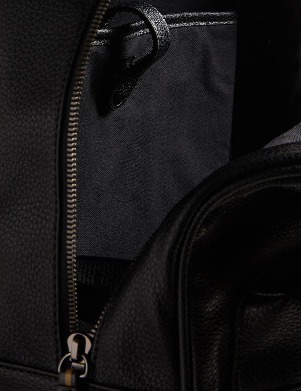 Sacs à Dos Ted Baker KAILEB - Webbing Strap Faux Leather Homme Noir | Paris  26135-KIVG