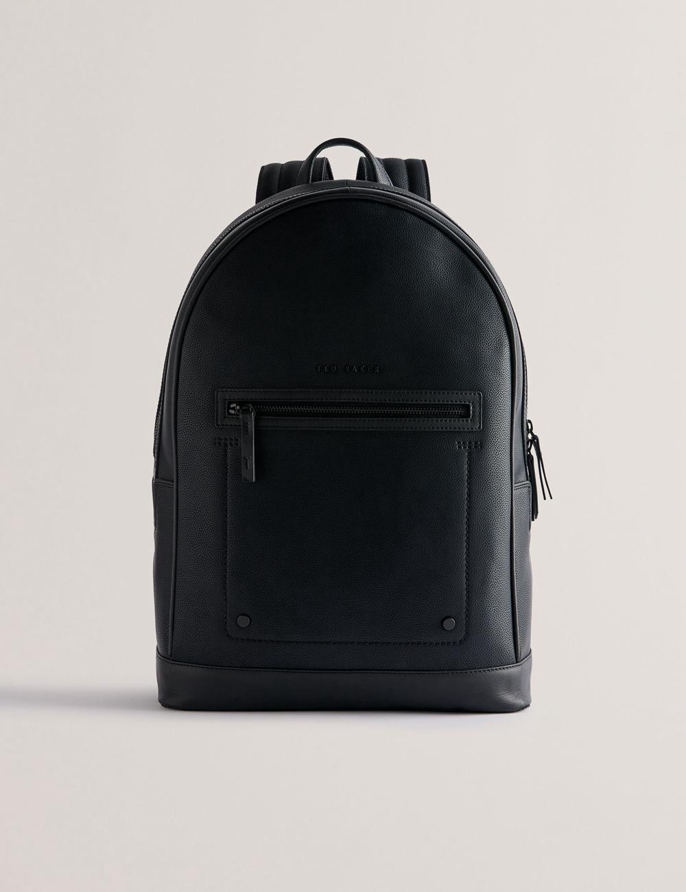 Sacs à Dos Ted Baker LANSEN - Textured Bonded Leather Homme Noir | Paris  92537-DWOU