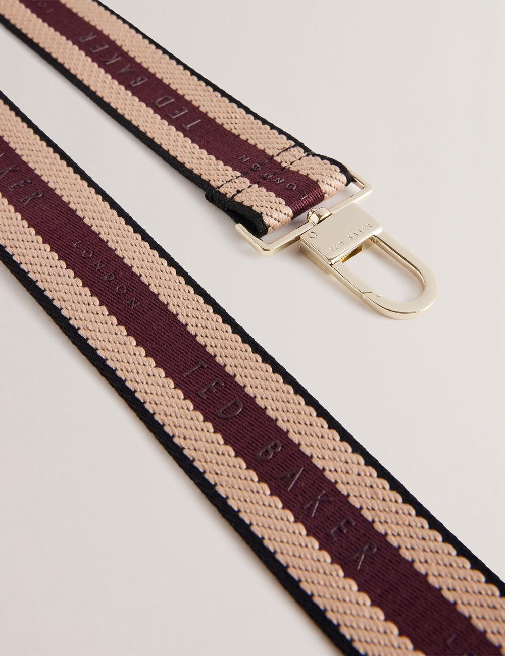 Sangle De Sac Ted Baker WEBBII - Branded Webbing Detachable Femme Violette | Paris  40617-FGMB
