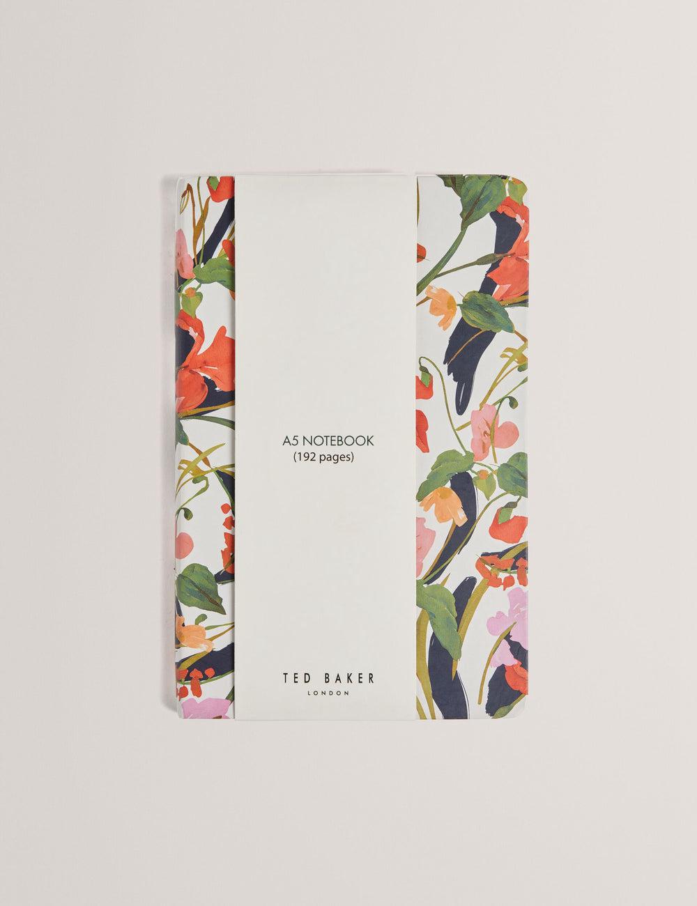 Stationary Ted Baker KATIIES - Floral Print A5 Notebook Femme Blanche | Paris  58704-OJAN