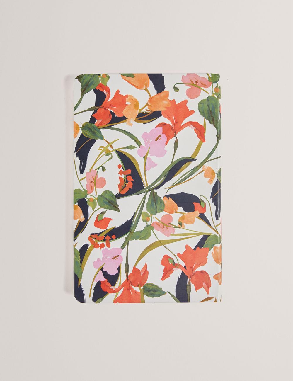 Stationary Ted Baker KATIIES - Floral Print A5 Notebook Femme Blanche | Paris  58704-OJAN