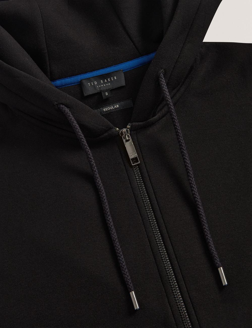 Sweat a Capuche Ted Baker EPIO - Zip Through Neoprene Homme Noir | Paris  60837-BIGR
