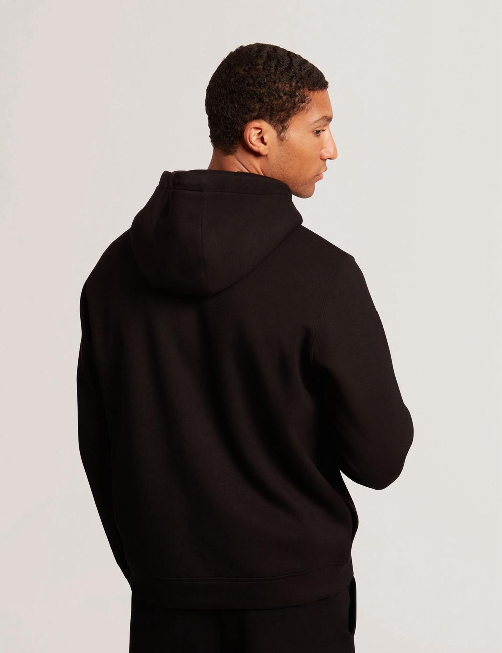Sweat a Capuche Ted Baker EPIO - Zip Through Neoprene Homme Noir | Paris  60837-BIGR