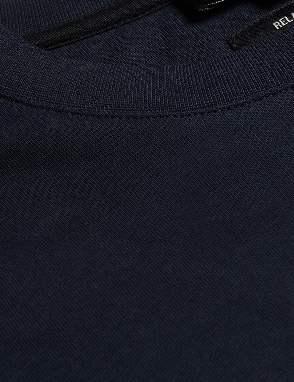 T Shirts Ted Baker KORNKA - Short Sleeve Relaxed Fit Cotton Homme Bleu Marine | Paris  97041-KWDI