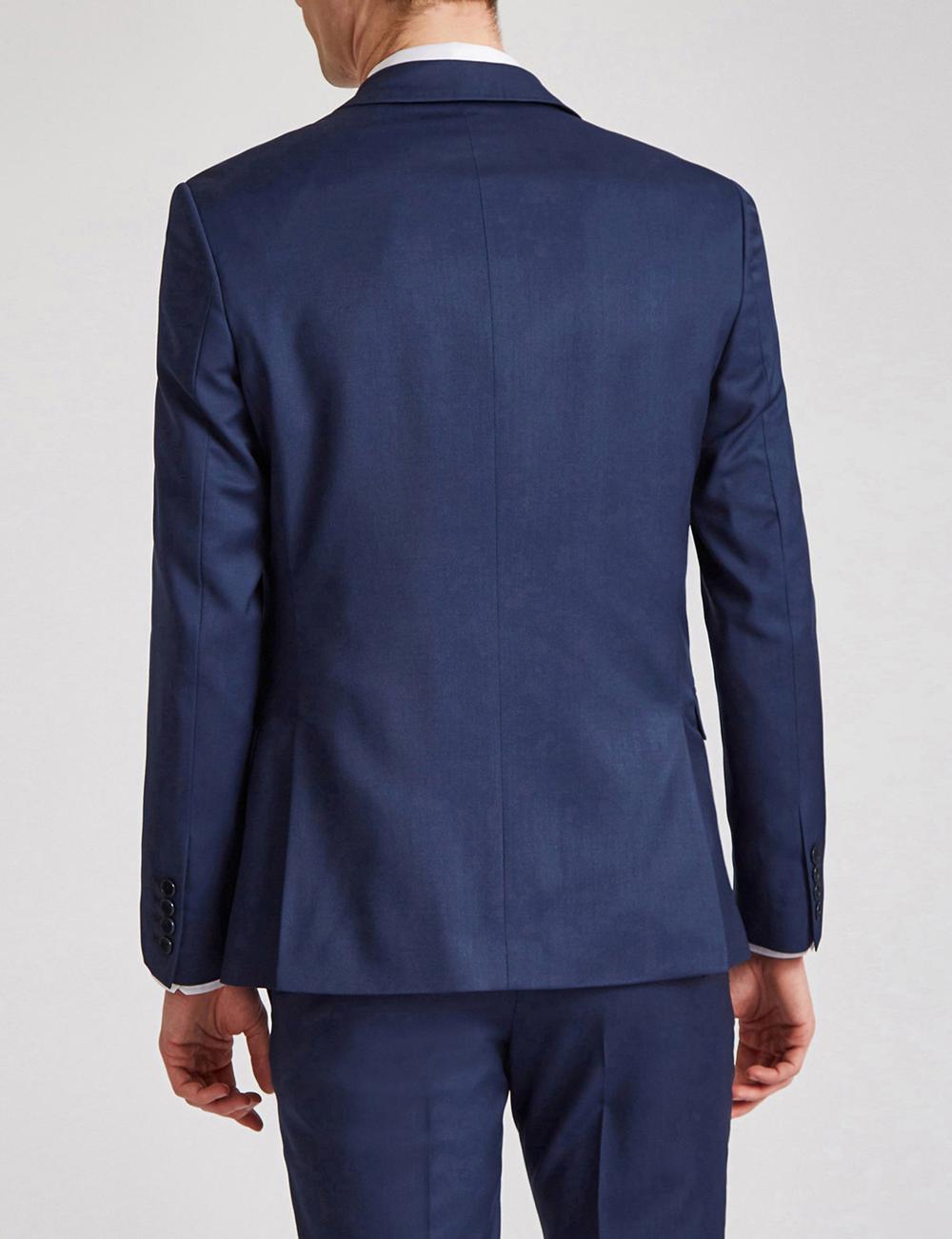 Vestes Ted Baker FINLAYJS - Twill Wool Slim Fit Suit Homme Bleu | Paris  59427-VUEP