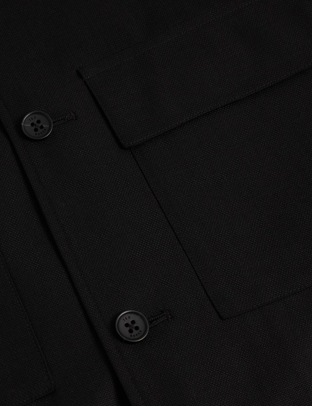 Vestes Ted Baker SELWYNJ - Lightweight Wool Blend Homme Noir | Paris  91470-IRFN