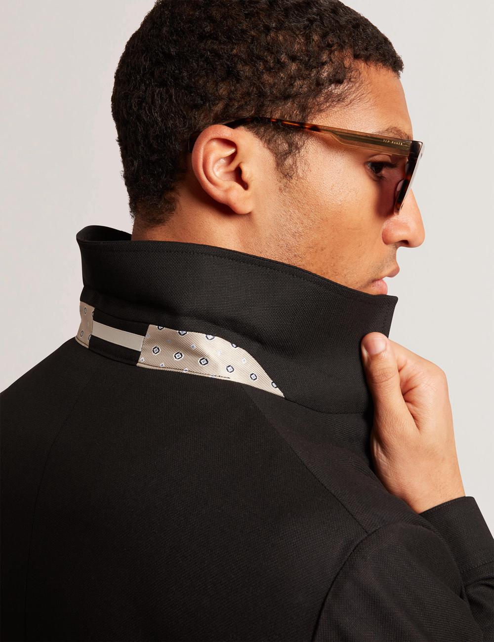 Vestes Ted Baker SELWYNJ - Lightweight Wool Blend Homme Noir | Paris  91470-IRFN