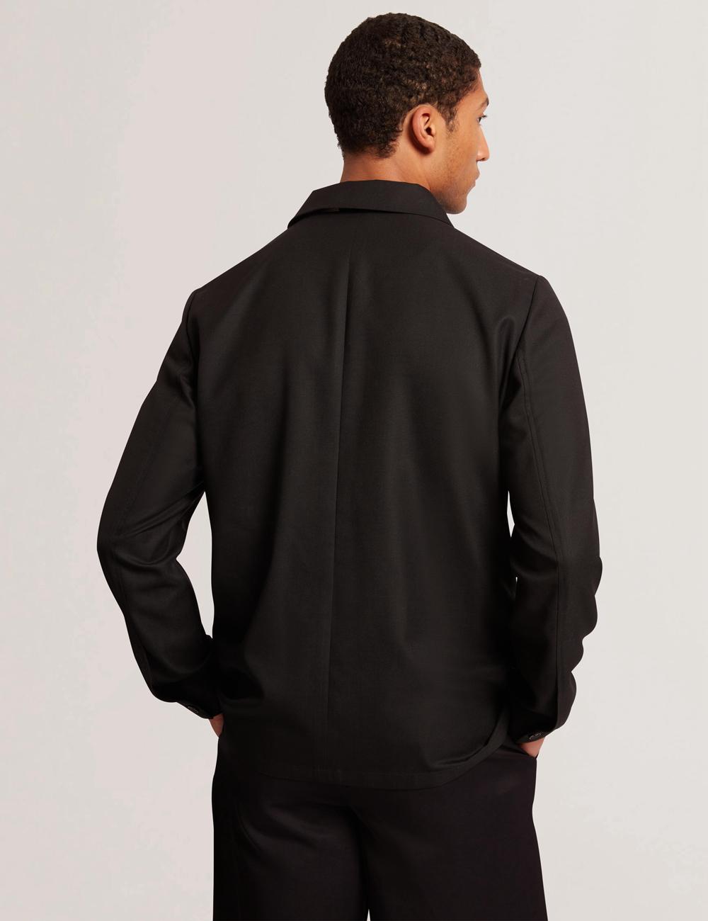 Vestes Ted Baker SELWYNJ - Lightweight Wool Blend Homme Noir | Paris  91470-IRFN